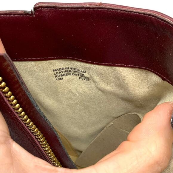 Michael Kors Alina Stiletto 80mm Ankle Boots Burgundy Size 10 NWT $255 MSRP - Picture 6 of 8